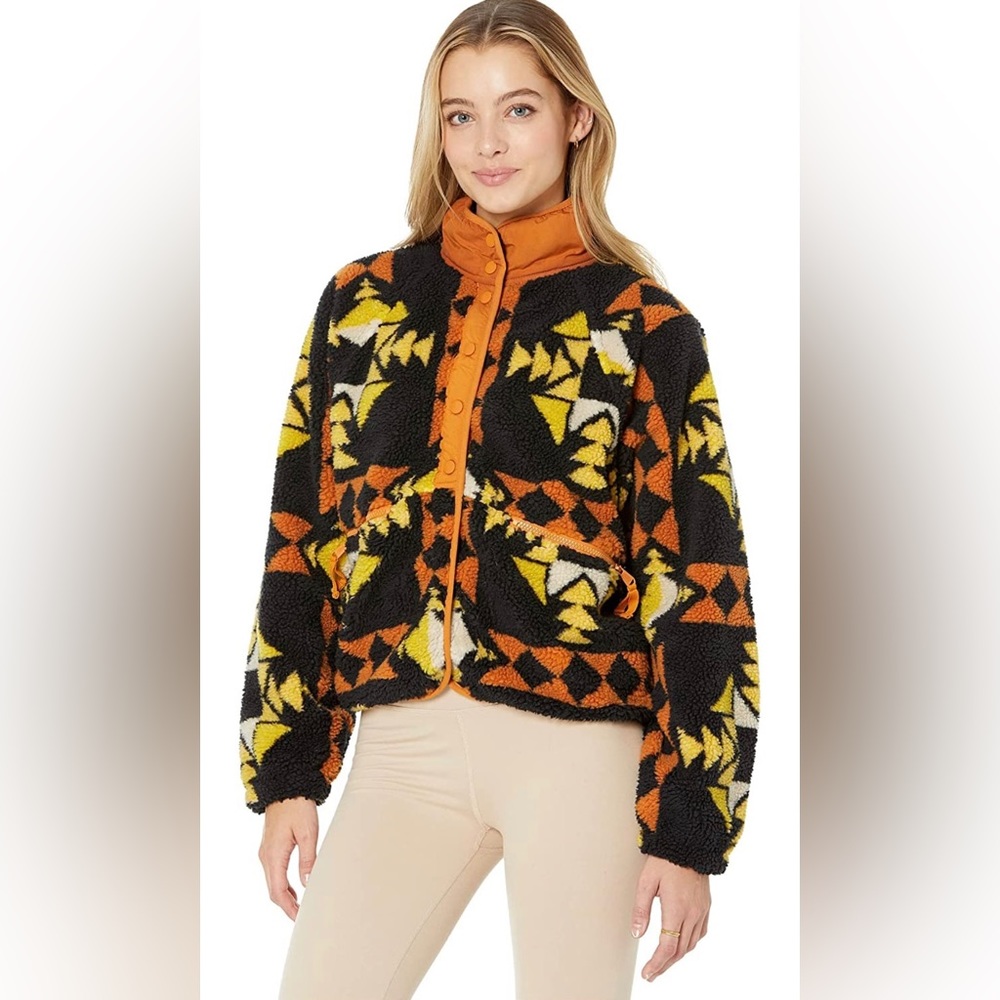 NWT Free People Rocky Ridge Jacket Night Sky Combo XS - Picture 8 of 13